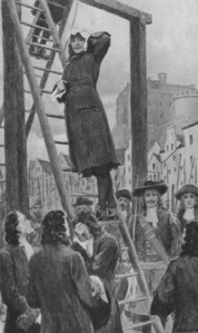 La ejecución del Rev. James Guthrie, 1661.
